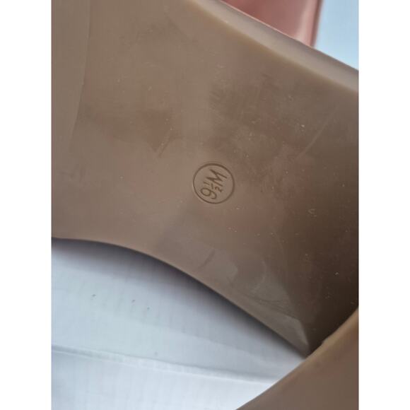 Calvin Klein Women's Jallis US 9.5M Natural Brown Block Heel Dress Booties - Picture 5 of 6